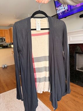 Vintage Burberry Brit Reversible Cardigan